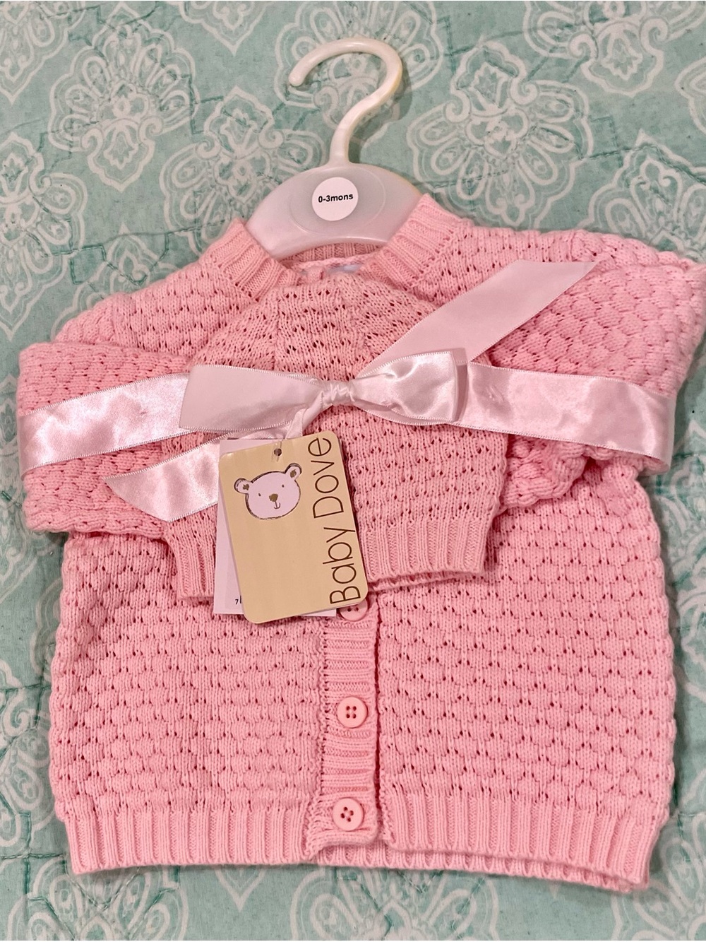Newborn Cardigan and Hat Gift Set